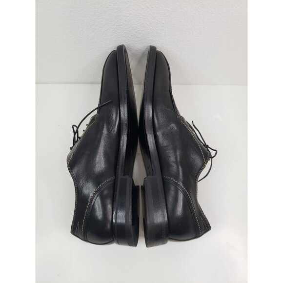 Boss Hugo Boss Men's Bicycle Toe Leather Dress Shoes in  Black - Size 9 - Picture 7 of 10